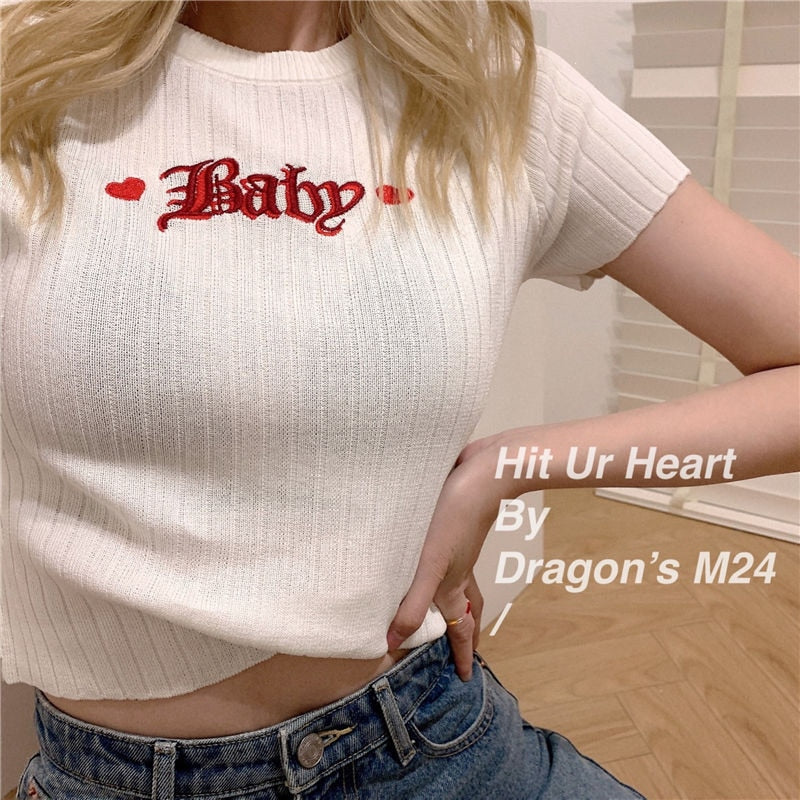 Baby Embroidery Crop Top - Image 10