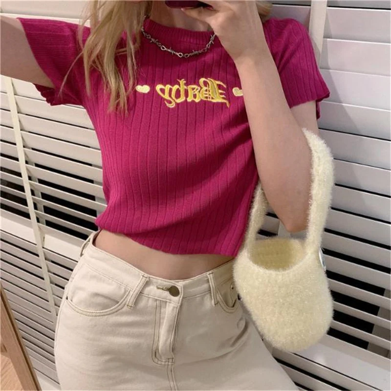 Baby Embroidery Crop Top - Image 16