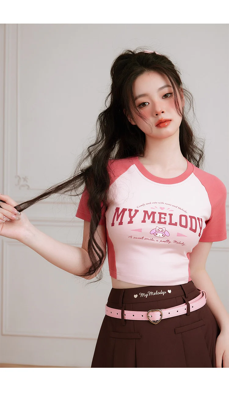 Baseball Crop Top My Melody - Image 7