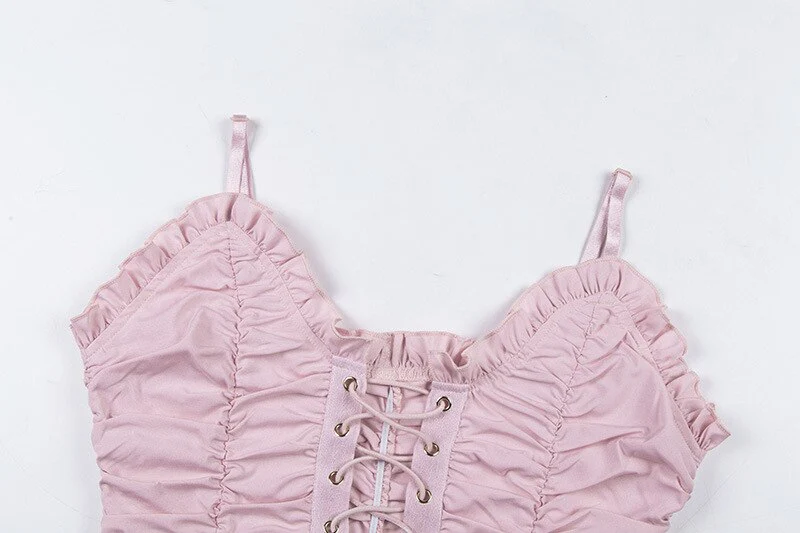 Coquette Doll Pink Cami Top - Image 3