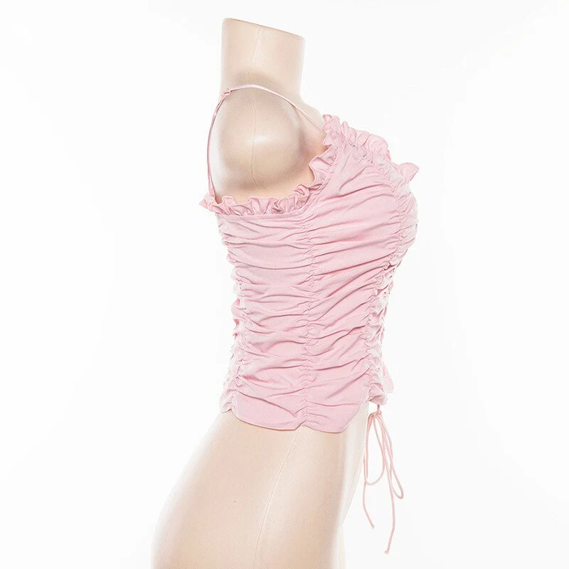 Coquette Doll Pink Cami Top - Image 5