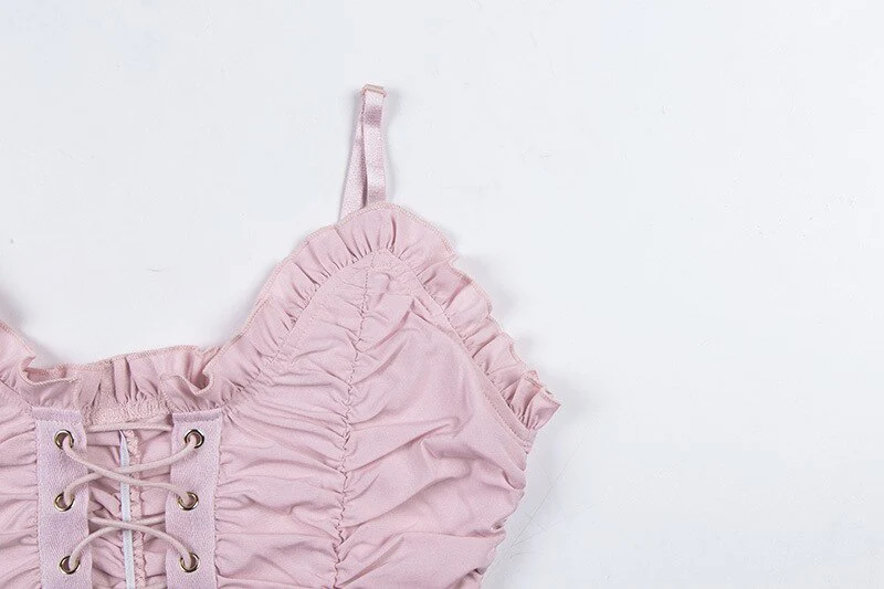 Coquette Doll Pink Cami Top - Image 9