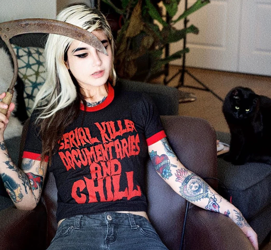 Documentaries and Chill Crop Top - Image 12