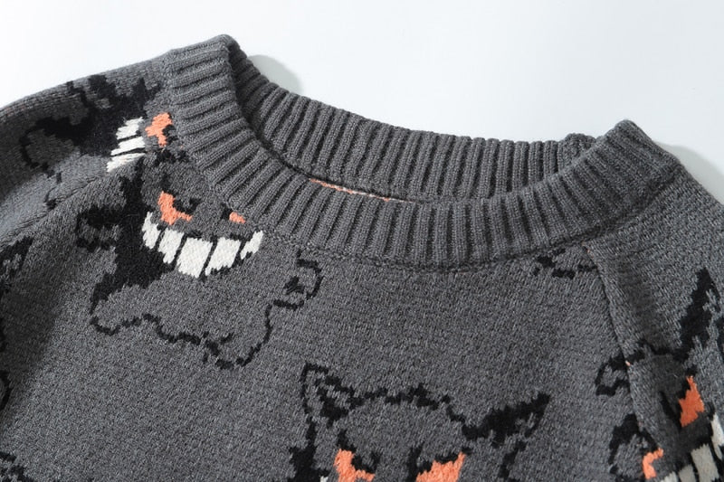 Pokemon Gengar Knitted Sweater - Image 14