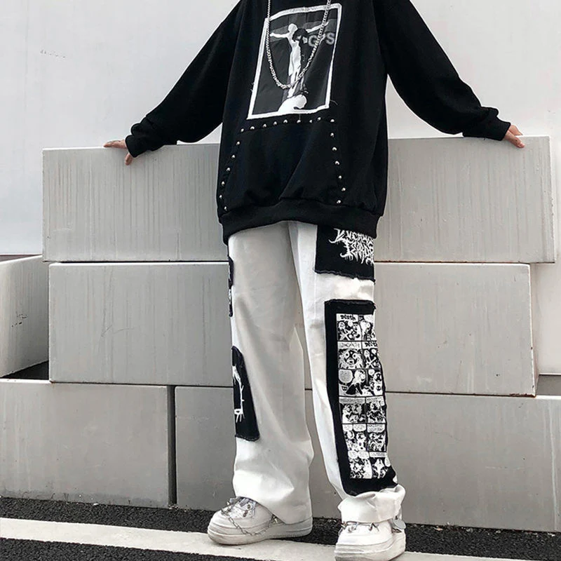 eGirl Goth Baggy Pants - Image 3