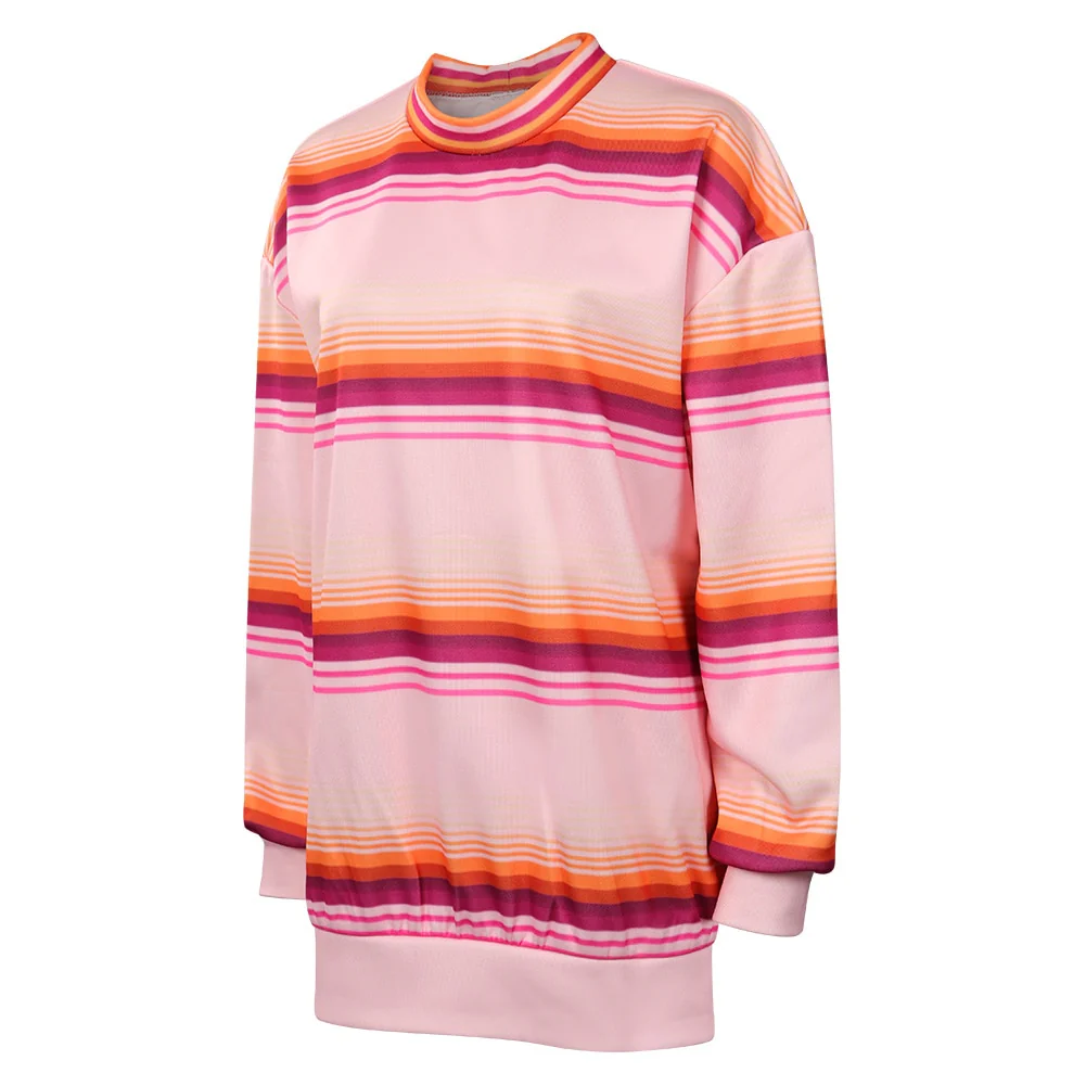 Enid Sinclair Wednesday Striped Sweatshirt - Image 3