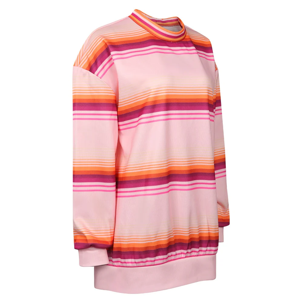 Enid Sinclair Wednesday Striped Sweatshirt - Image 5
