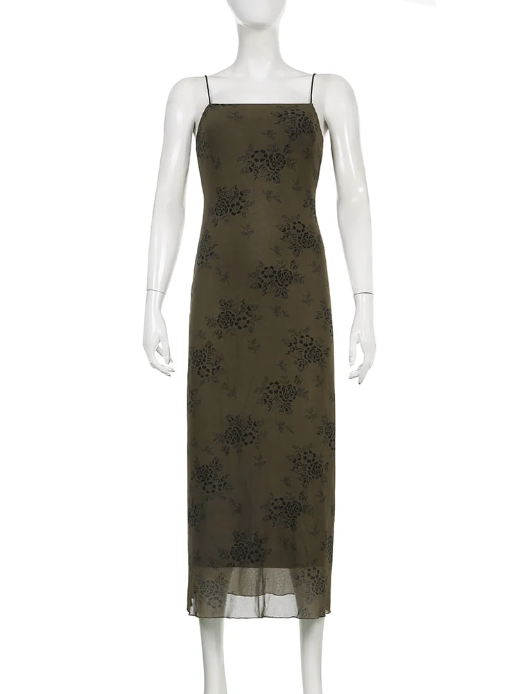 Fairy Grunge Floral Maxi Dress - Image 9
