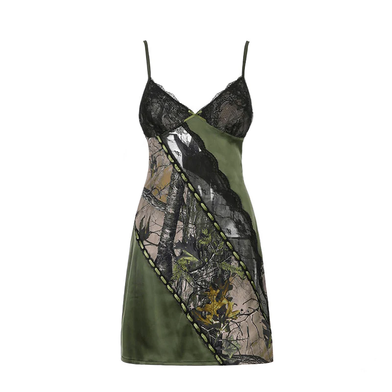 Fairycore Fairy Grunge Lace Mini Dress - Image 2