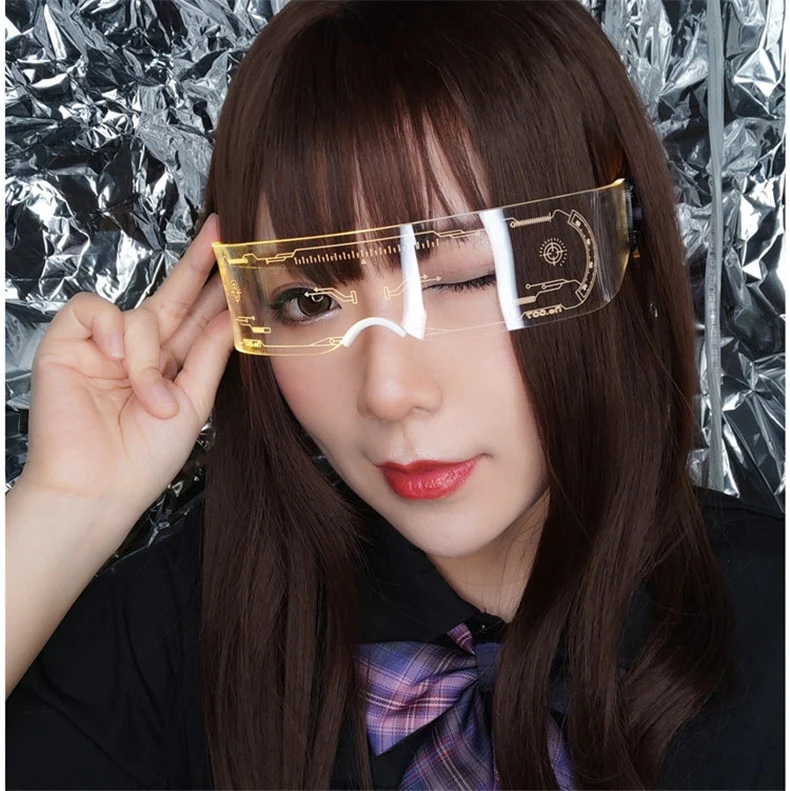 Gamer Girl LED Sunglasses Twitch Streamer - Image 12