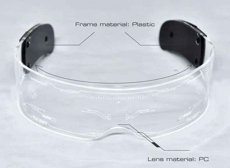Gamer Girl LED Sunglasses Twitch Streamer - Image 16