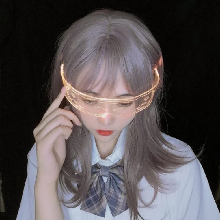 Gamer Girl LED Sunglasses Twitch Streamer - Image 8