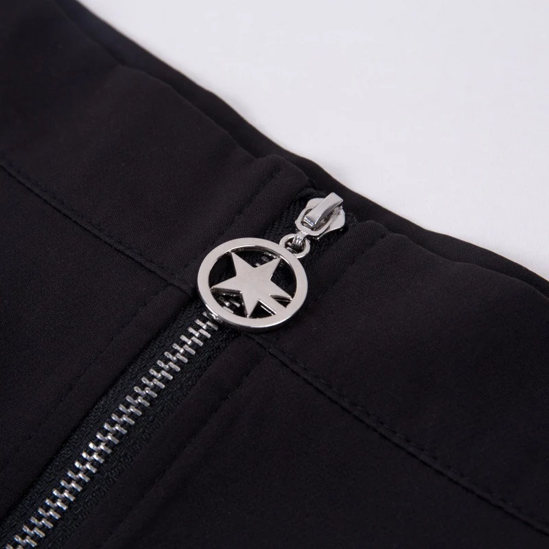Gothic Aesthetic Straps Black Skirt - Image 10