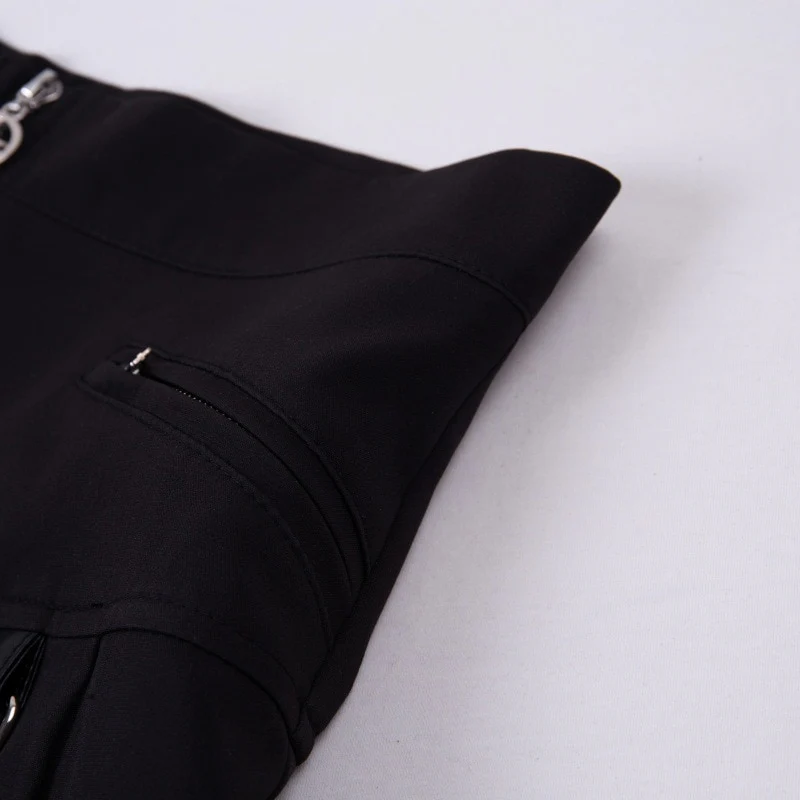 Gothic Aesthetic Straps Black Skirt - Image 12