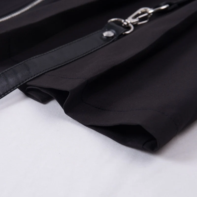 Gothic Aesthetic Straps Black Skirt - Image 15