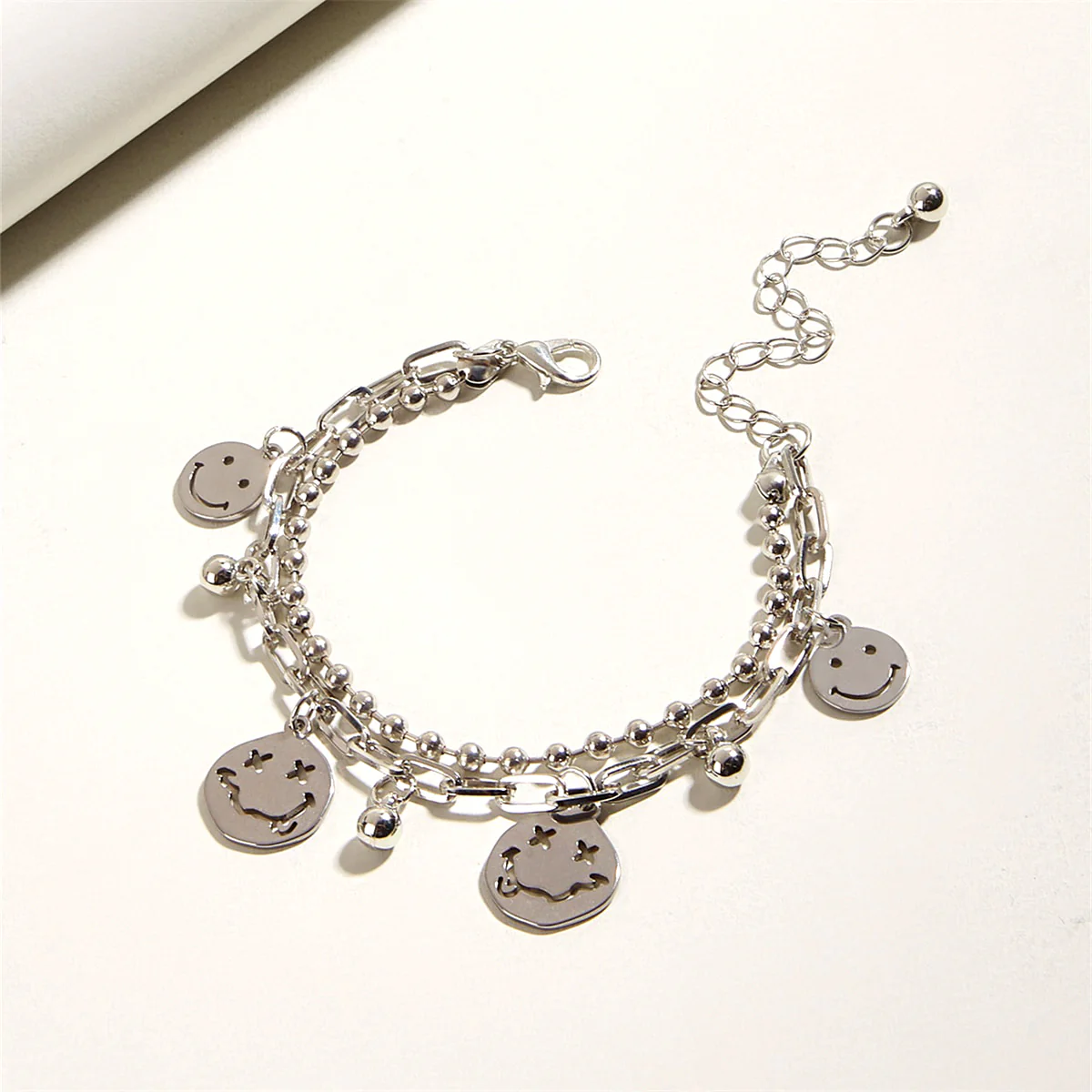Grunge Smiley Face Bracelet - Image 3