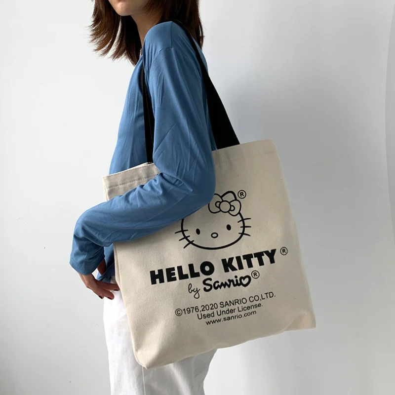 Hello Kitty Canvas Tote Bag - Image 6