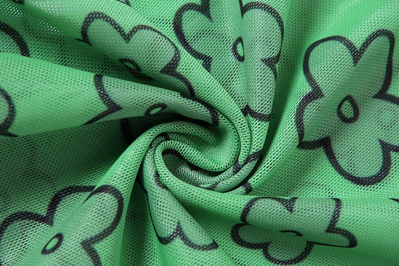 Indie Girl Green Floral Top - Image 10