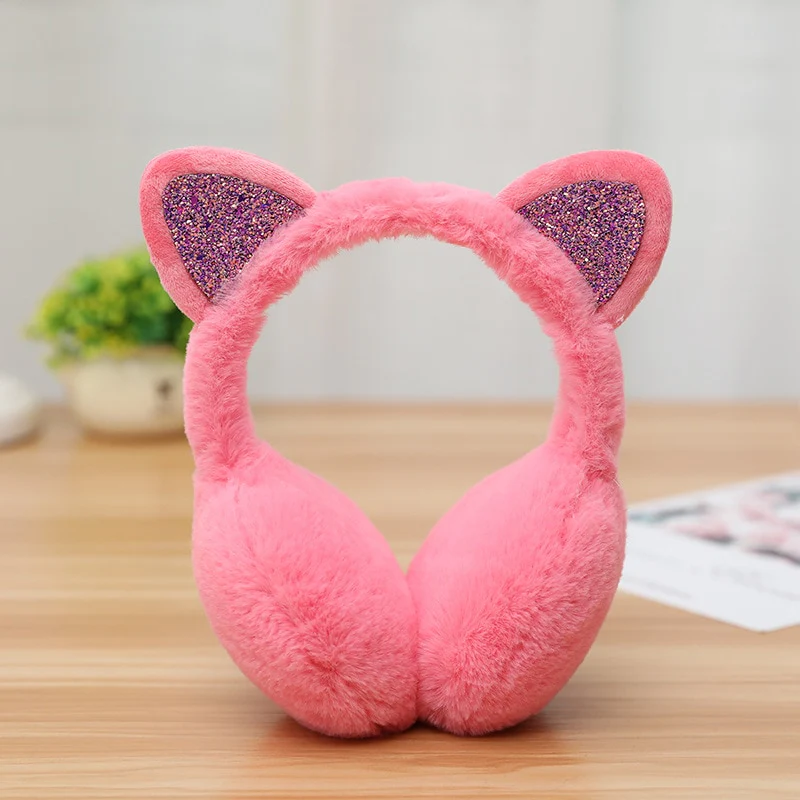 Kawaii Lovely Fur Cat Ears Earmuffs - Image 4