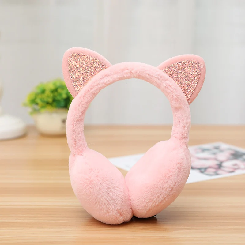 Kawaii Lovely Fur Cat Ears Earmuffs - Image 5