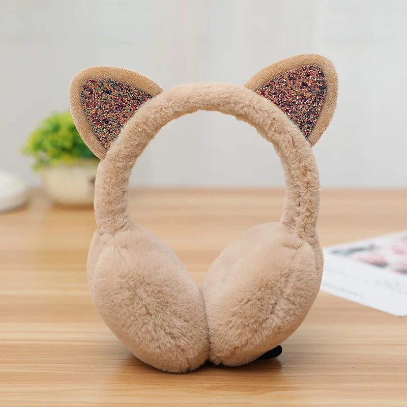 Kawaii Lovely Fur Cat Ears Earmuffs - Image 7