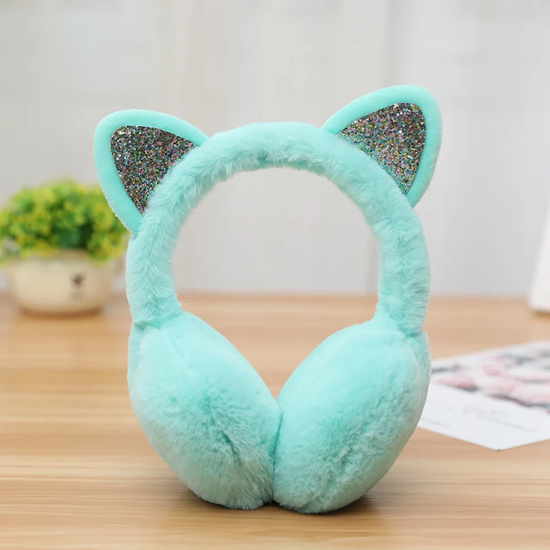 Kawaii Lovely Fur Cat Ears Earmuffs - Image 8