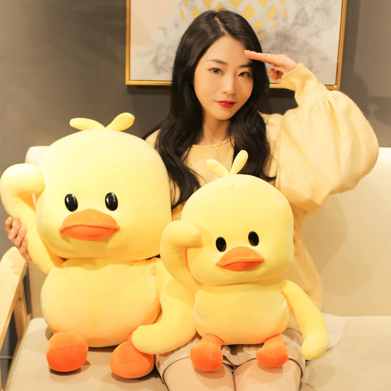 Kawaii Meme Duck Plush Cushion - Image 8