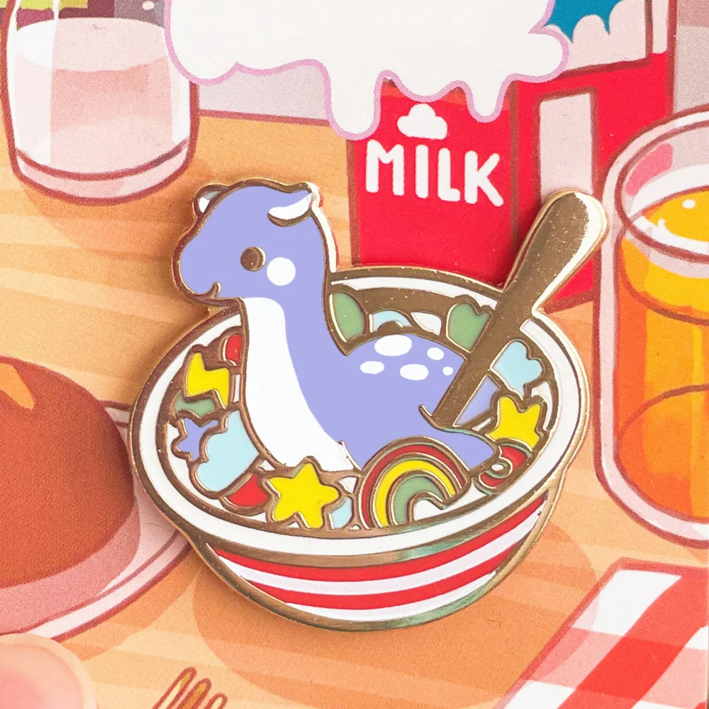Kawaii Pokemon Cereal Enamel Pin
