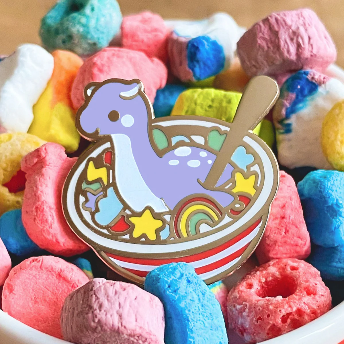 Kawaii Pokemon Cereal Enamel Pin - Image 2