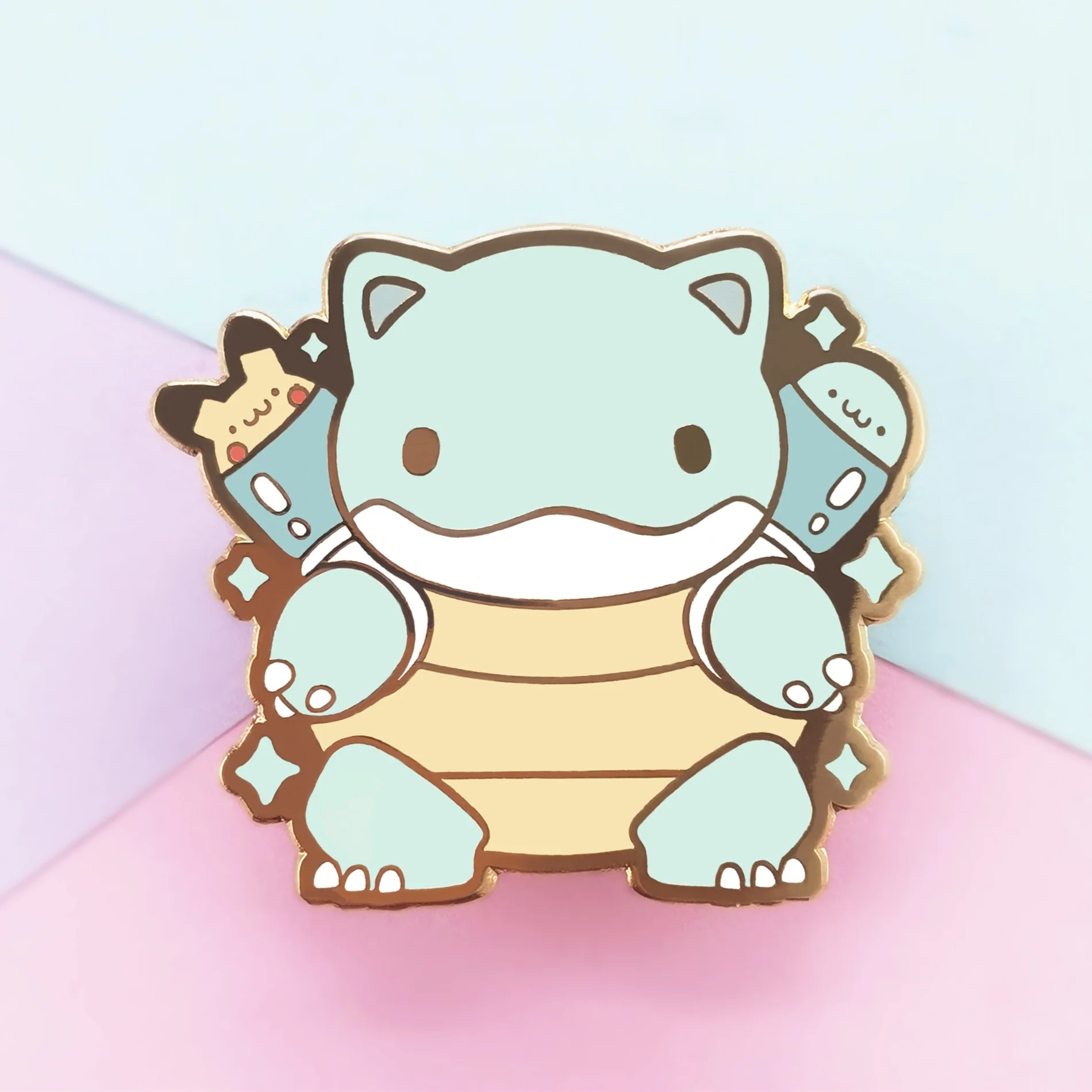 Kawaii Pokemon Tortoise Enamel Pin