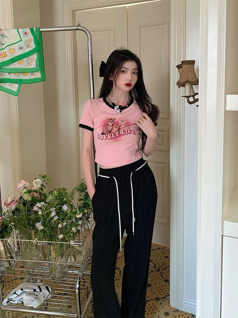Lovely Life Kitten Crop Top - Image 6