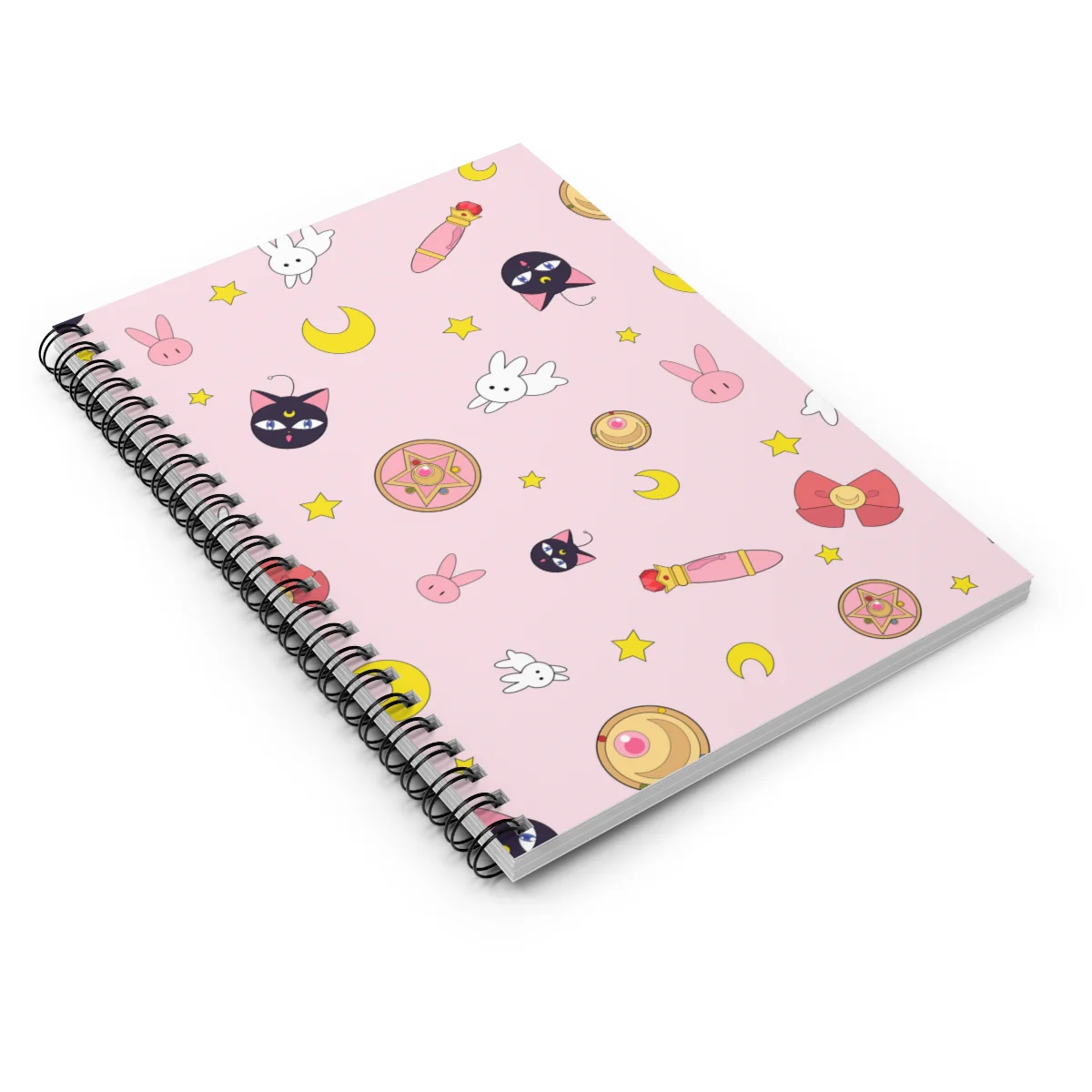 Sailor Moon Luna Bunny Spiral Notebook - Image 3