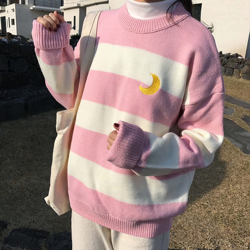 Moon Princess Striped Sweater - Image 2