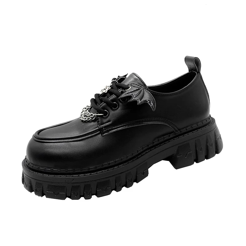 Preppy Bat Wings Gothic Shoes - Image 3