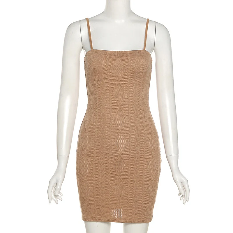 Pretty Bodycon Knitted Mini Dress - Image 20