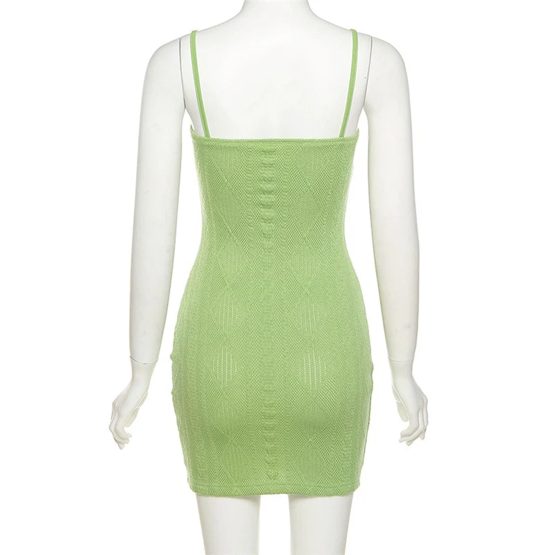 Pretty Bodycon Knitted Mini Dress - Image 25
