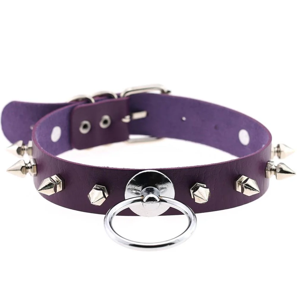 Riot Girl Choker Collar Necklace - Image 10