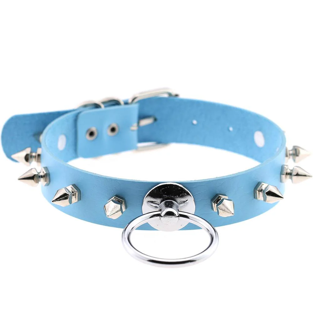Riot Girl Choker Collar Necklace - Image 16