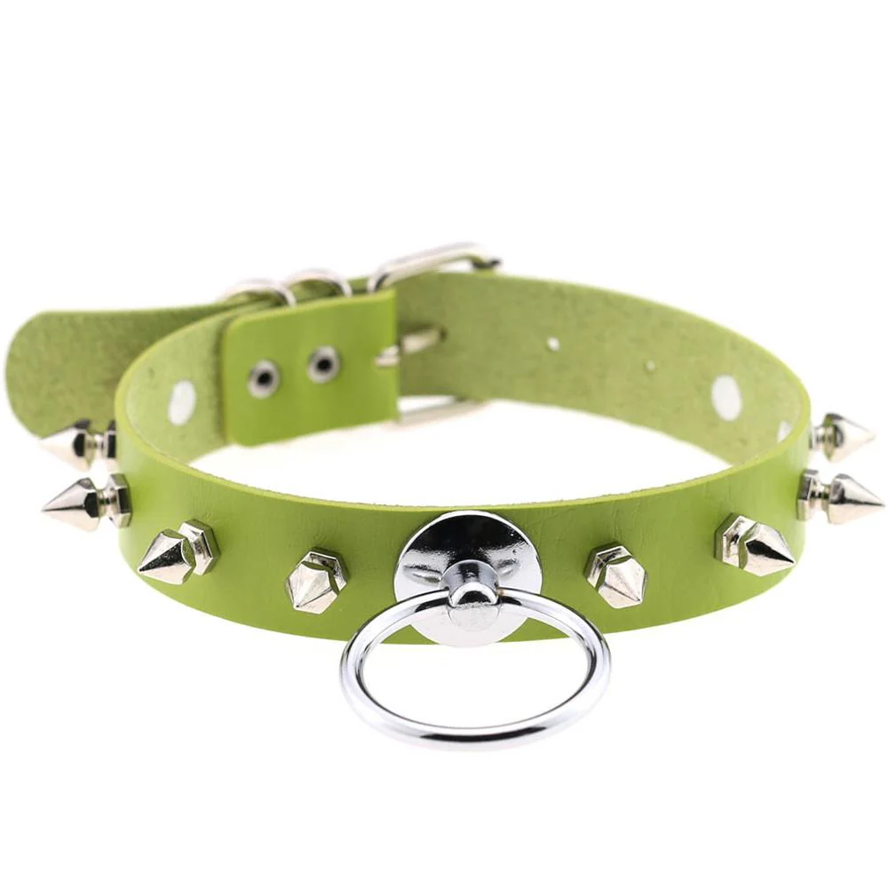 Riot Girl Choker Collar Necklace - Image 17