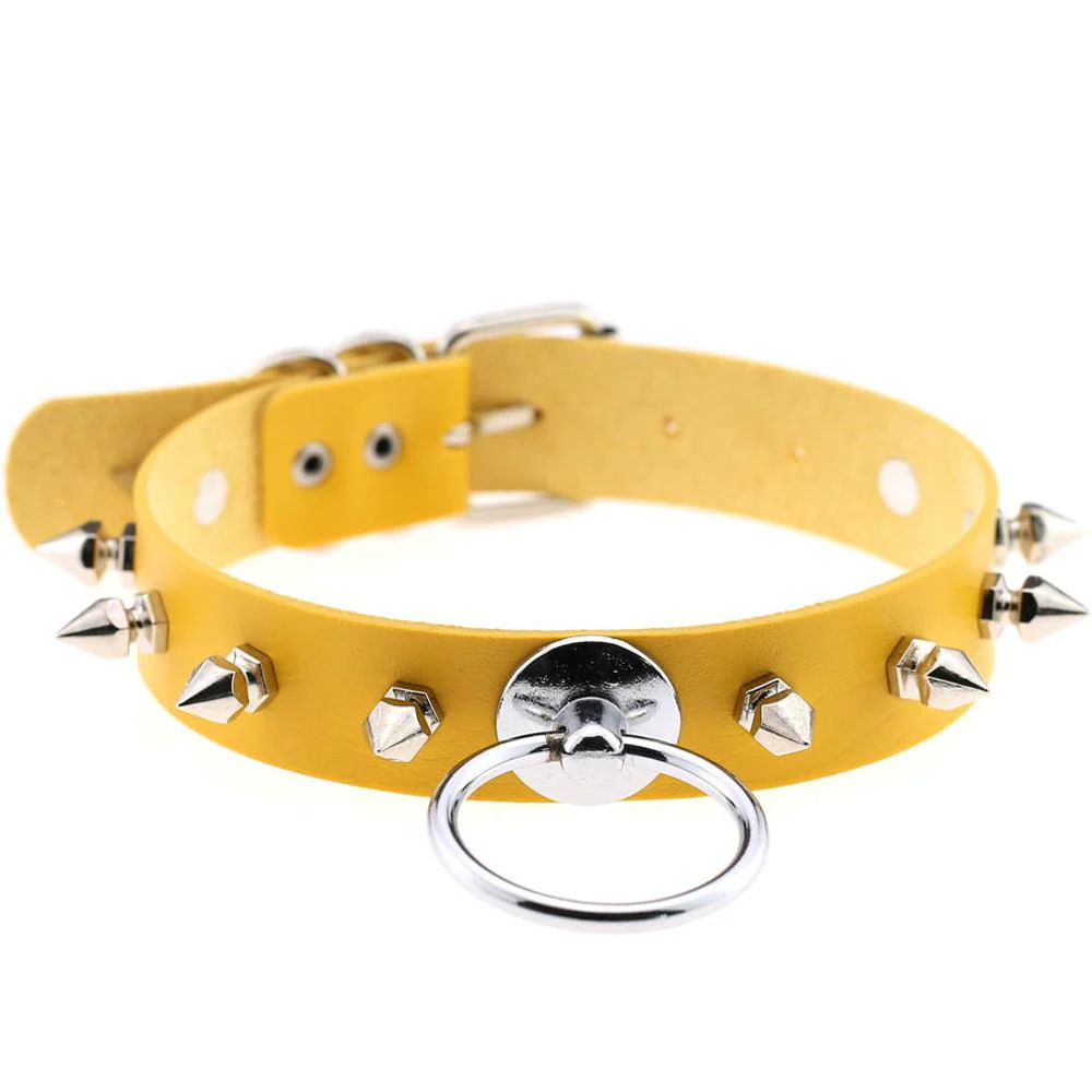 Riot Girl Choker Collar Necklace - Image 3