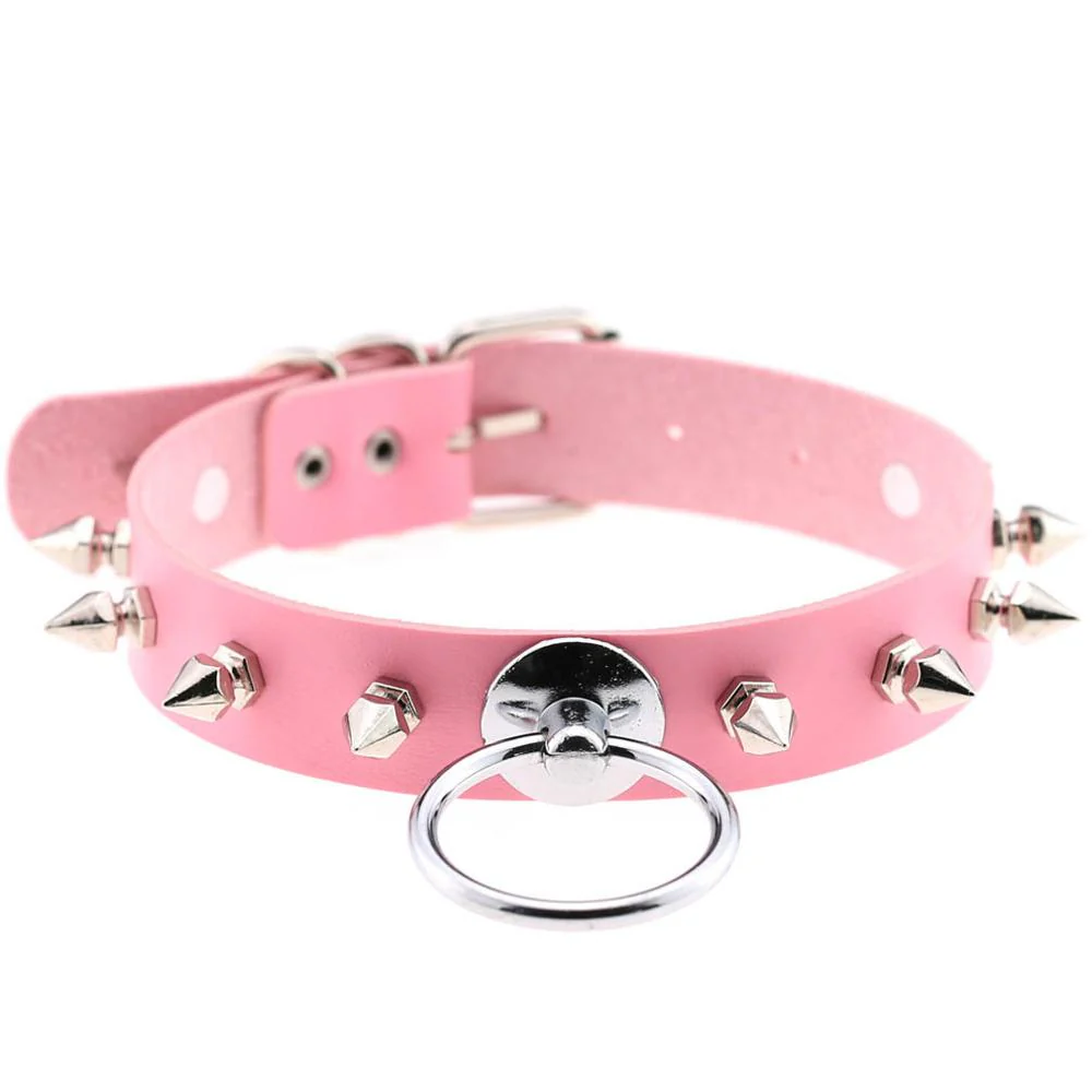 Riot Girl Choker Collar Necklace - Image 5