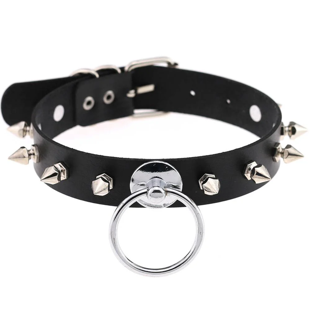 Riot Girl Choker Collar Necklace - Image 6