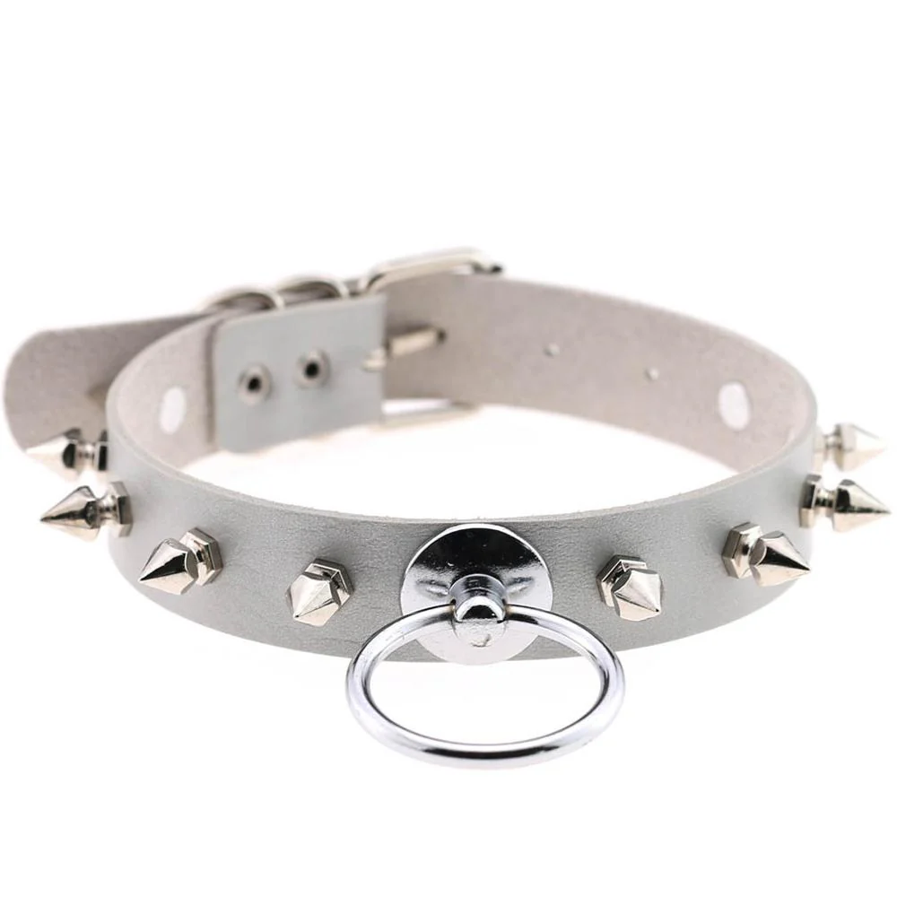 Riot Girl Choker Collar Necklace - Image 8