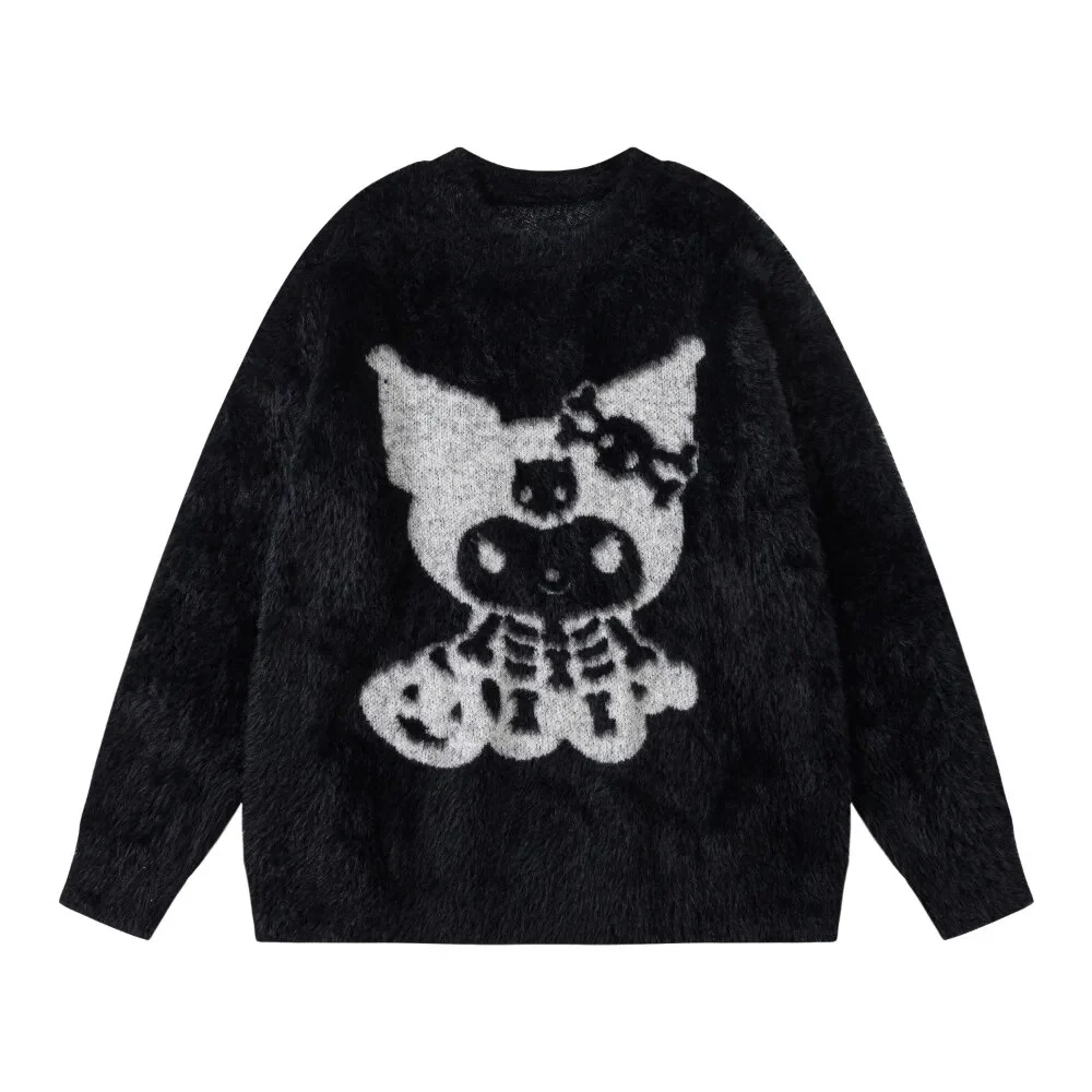 Skeleton Kuromi Sweater - Image 2