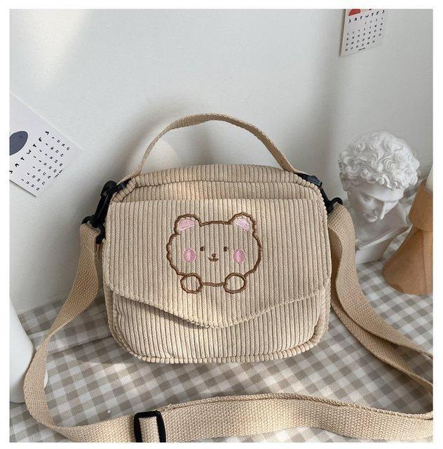 Soft Brown Mocha Kawaii Satchel bag - Image 2