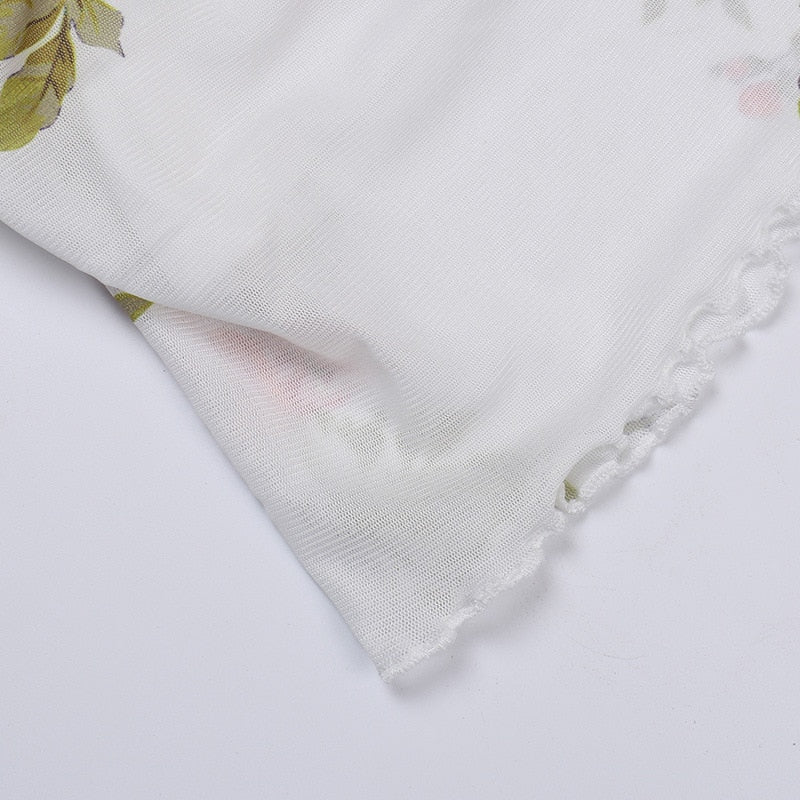 Soft Girl Aesthetic Floral Mini Sundress - Image 9