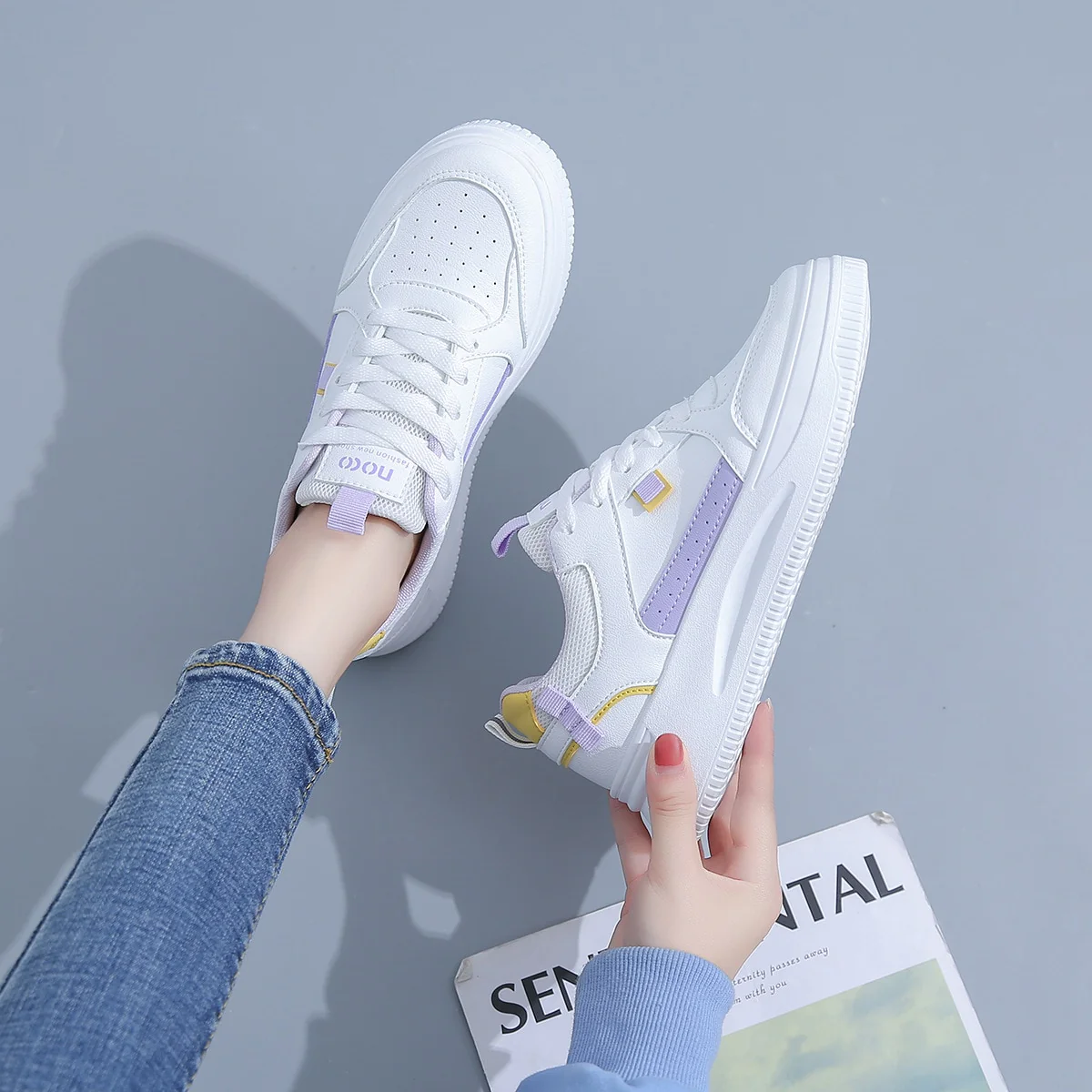 Soft Girl Kawaii Aesthetic Sneakers - Image 4