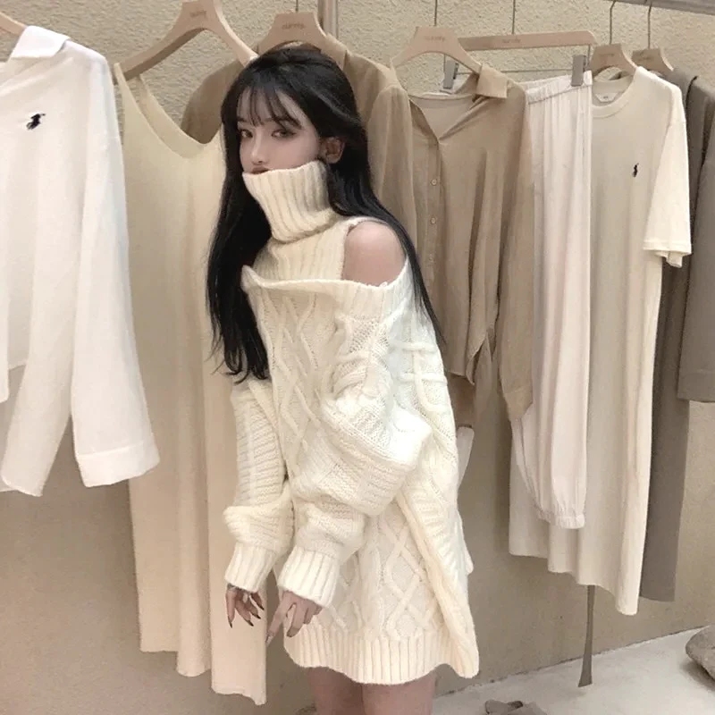 Soft Girl Sweater Turtleneck Pullover - Image 5