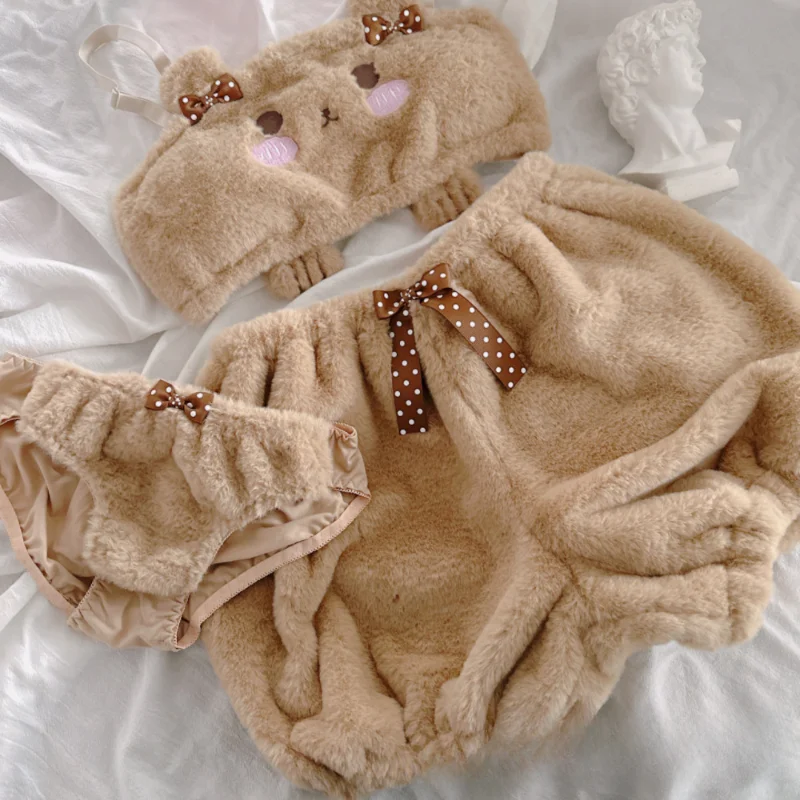 Soft Plush Teddy Bear Lingerie Set - Image 6