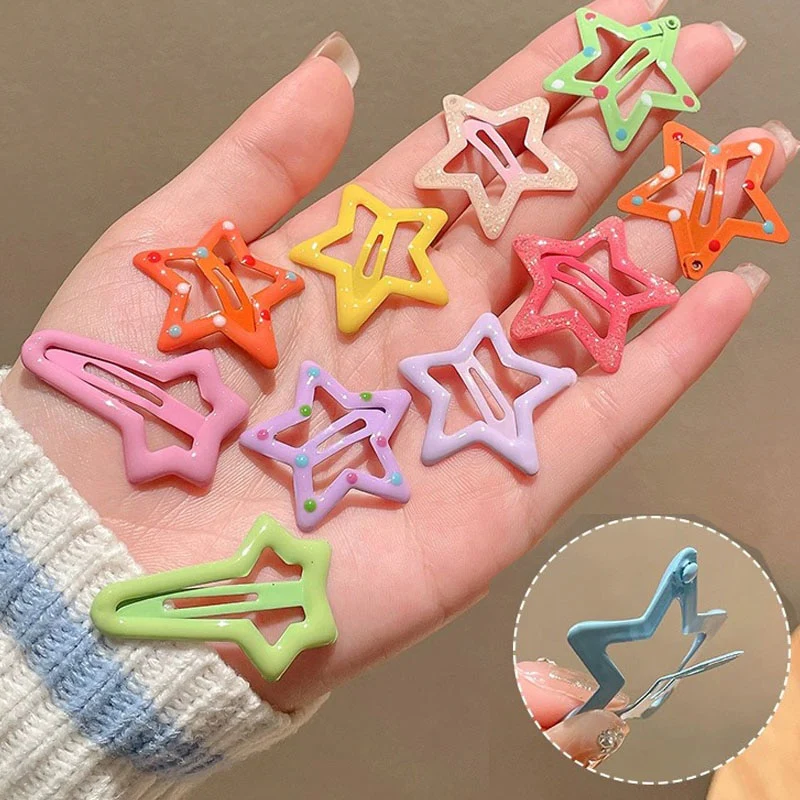 Star BB Hair Clips 10 pcs Set - Image 17